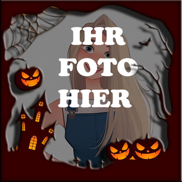 Horror haus Halloween Bilderrahmen - Horror haus Halloween Bilderrahmen